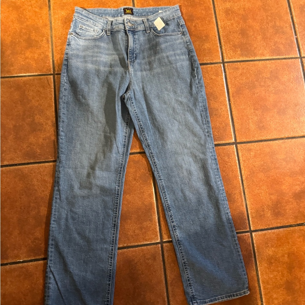 Lee Blue Straight Leg Jeans Classic Style